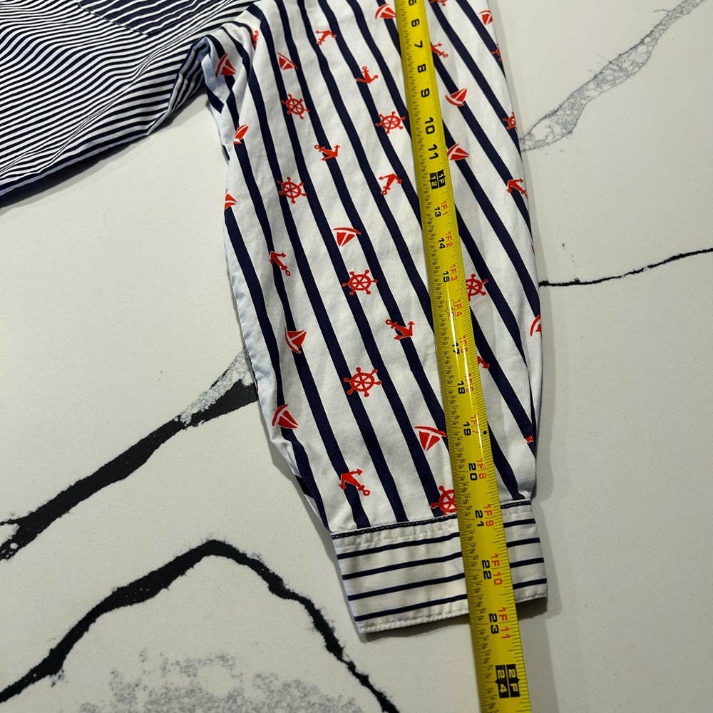 Vintage Norris brand mixed patterned men’s shirt made in England - Picture 6 of 7